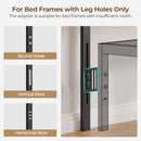 Rolanstar Headboard for Full Size Bed with Storage, Velvet Upholstered Head Board with USB & Type C Port, 60,000 DIY Color of LED Light, Height Adjustable, Sturdy, Easy Assembly, White