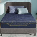 Rolanstar King Size Mattress 8 inch, Memory Foam Mattress for Pressure Relief, Cooling Gel Mattress in a Box, Bamboo-Charcoal Foam Mattress, Firm, Fiberglass Free, CertiPUR-US Certified