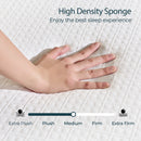 Rolanstar Twin Mattress, 10 Inch Gel Memory Foam Mattress in a Box, Gel Infused, Fiberglass Free, Medium Firm Mattresses, CertiPUR-US Certified, Breathable & Pressure Relief, White