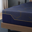 Rolanstar King Size Mattress 8 inch, Memory Foam Mattress for Pressure Relief, Cooling Gel Mattress in a Box, Bamboo-Charcoal Foam Mattress, Firm, Fiberglass Free, CertiPUR-US Certified