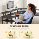 Rolanstar L Shaped Gaming Desk with LED Lights & Power Outlets, 53" Computer Desk with Full Monitor Stand & Storage Shelf, Corner Desk with Hooks, Carbon Fiber Desk Reversible Visit the Rolanstar Store