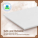 Rolanstar Bookshelf, 4-Tier Storage Rack, Narrow Corner Bookshelf, Display Wooden Shelves for Living Room, Bathroom, Balcony, Kitchen,White