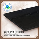 Rolanstar Bookshelf with Drawer,9 Shelf Tree Bookshelf,Retro Bookcase,Wooden Storage Rack for CDs/Movies/Books, Utility Organizer Shelves for Bedroom, Living Room, Home Office