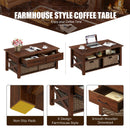 Rolanstar Lift Top Coffee Table with Hidden Storage, Multi-Function Coffee Table for Living Room