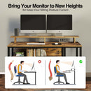 Rolanstar Computer Desk with Storage Shelf 47 Inch