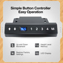 Rolanstar Single Motor Free Standing Electric Height Adjustable Desk With Drawers And Headphone Hooks 47 Inch