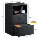 Rolanstar File Cabinet with Drawer with Storage Shelf