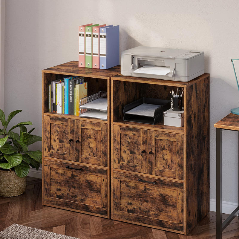 Rolanstar File Cabinet with Drawer with Storage Shelf