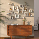 Rolanstar Floating Shelves, Wall Mounted Cube Shelves