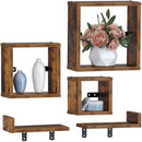 Rolanstar Floating Shelves, Wall Mounted Cube Shelves