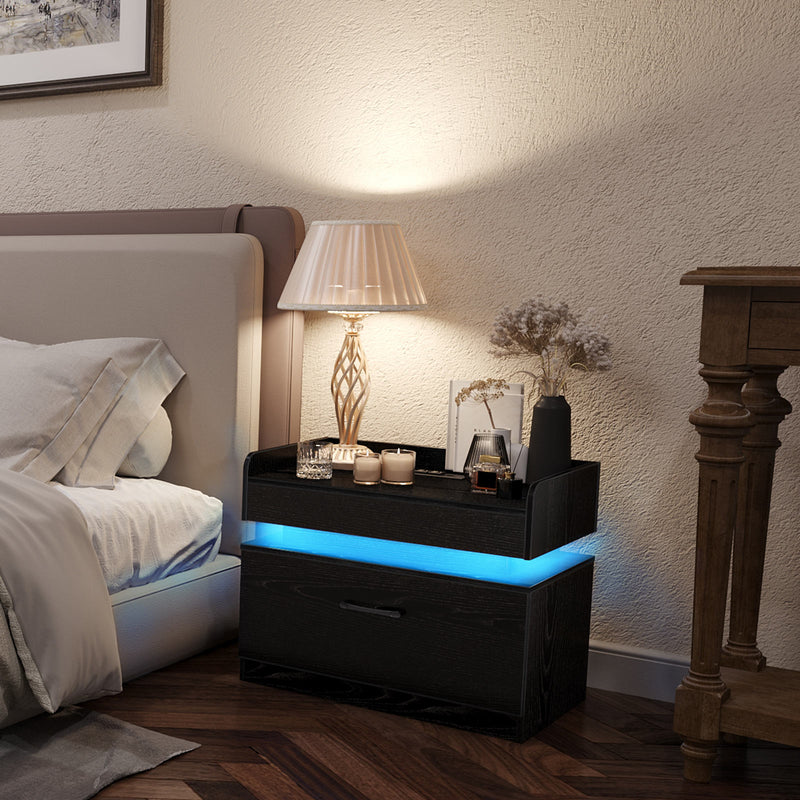 Nightstand with led sales light