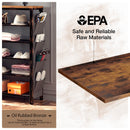 Rolanstar 6-Tier Shoe Rack with Non-woven Storage Bin and Side Bag