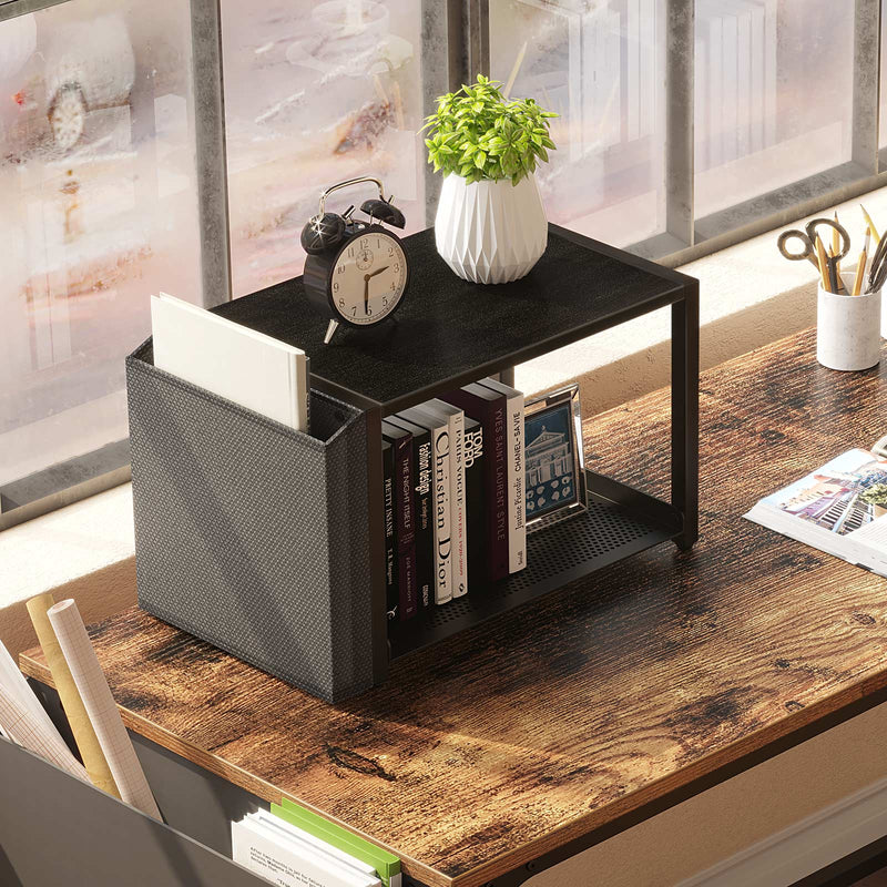 Rolanstar Desktop Printer Stand with Storage Bag Black