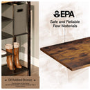 Rolanstar 5-tier Shoe Rack with Foldable Storage Bin