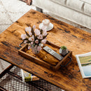 Rolanstar Large Wooden Nesting Serving Trays Set of 2