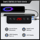 Rolanstar Height Adjustable Dual Motor Standing Desk with Drawer, USB Charging Ports and Hooks 47 Inch